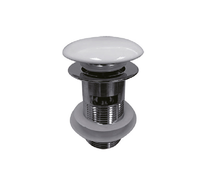 32mm Ceramic Gloss White with/ without Overflow Pop Up Waste