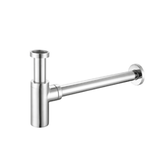 Chrome Bottle Trap 32/40mm Top - 40mm Wall
