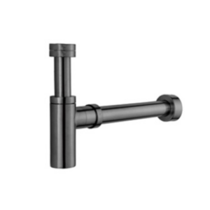 Gun Metal Bottle Trap 32/40mm Top - 40mm Wall