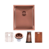 390x450mm Rose Gold Handmade Single Bowl Kitchen Sink