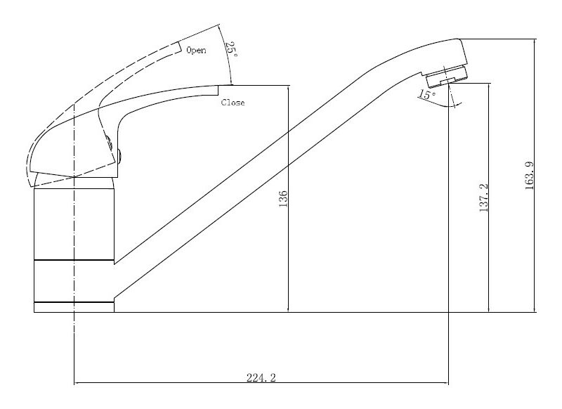 BEST BM Kitchen Mixer in Chrome