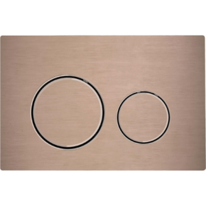GEBERIT SIGMA 20 Round Dual Flush Button in Brushed Bronze
