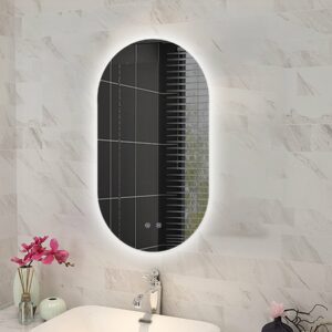 600x900mm Oval Shape Backlit LED Mirror