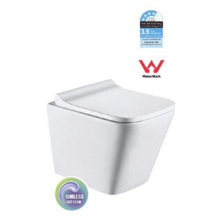 KANSAS Wall Hung Rimless Toilet Pan