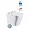 KANSAS R&T Wall Hung Rimless Toilet Package