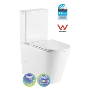AUSTIN Ambulant Tornado & Rimless Back to Wall Toilet Suite