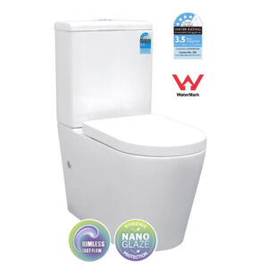 DENVER Back To Wall Rimless Toilet Suite