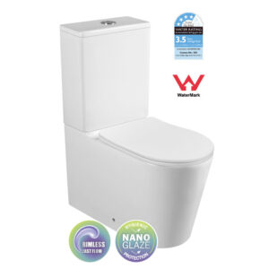 JUNIOR Rimless Child-care Back To Wall Toilet Suite