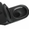 VERA Matte Black Tornado-Rimless Back to Wall Toilet Suite