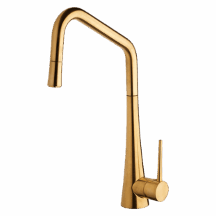 TINK-D Kitchen Mixer With Pull-Out in Brushed Gold