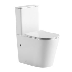 UNIQUE Tornado & Rimless Nano Back to wall Toilet Suite - Gloss White