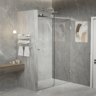 Sliding Door Frameless Front Panel Only Shower Screen