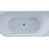 VICTOR 1700mm Right Hand Corner Bathtub Gloss White