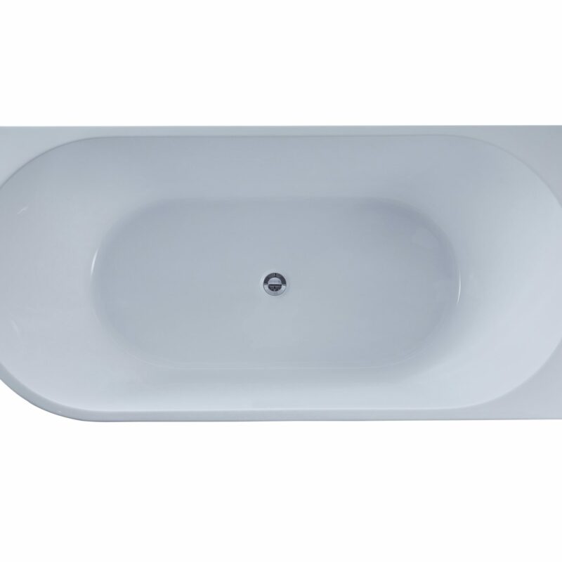 VICTOR 1700mm Right Hand Corner Bathtub Gloss White