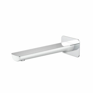 London Basin/ Bath Wall Spout in Chrome & White