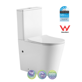 VERA Tornado & Rimless Back To Wall Toilet Suite