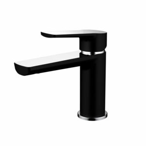 VIENNA Basin Mixer in Chrome & Black