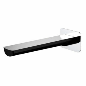 VIENNA Basin/ Bath Wall Mounted Spout in Chrome & Black