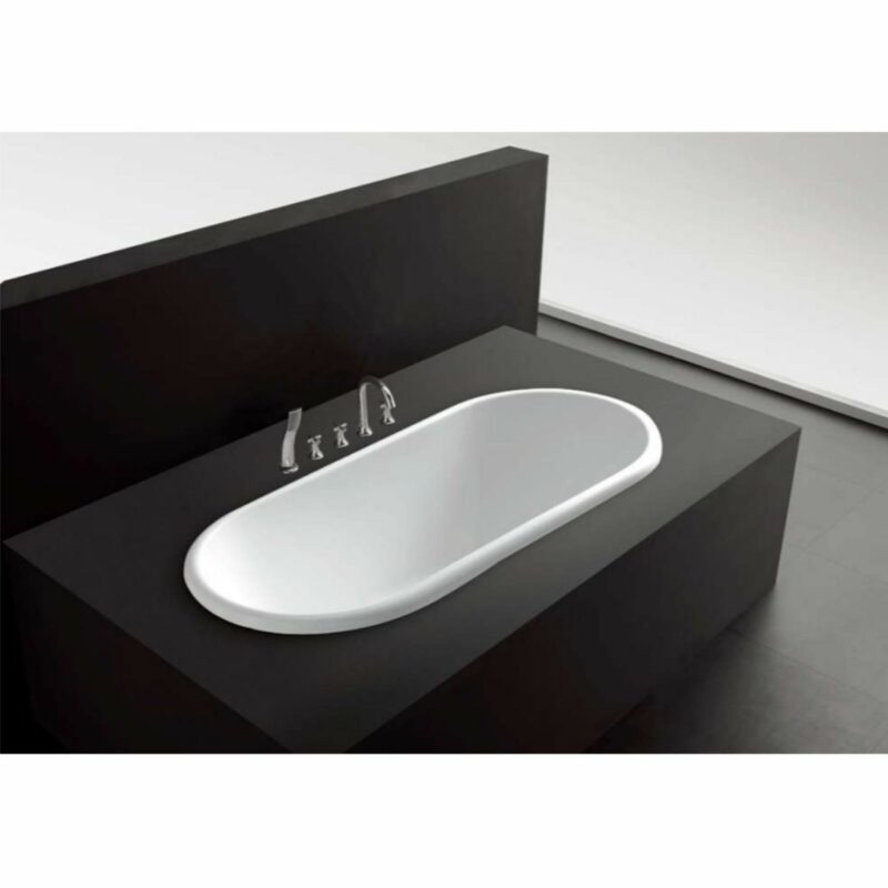 Heritage 1500/ 1700mm Drop in Bathtub - Overflow option