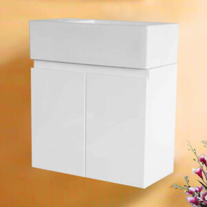 490mm Rio Wall Hung Vanity White