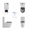 CARELOO Disabled Rimless Back to wall Toilet Suite