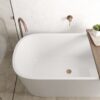 Meir Universal all-in-one Pop Up Waste - Basin & Bath Champagne Rose Gold