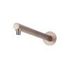 Meir Round 400mm Wall Shower Arm Champagne Rose Gold