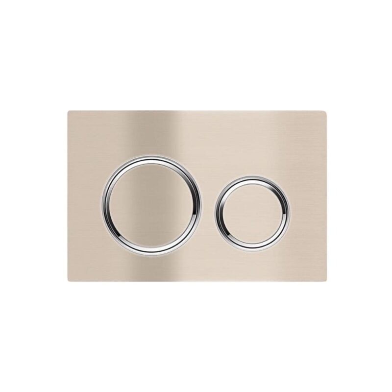 Meir Sigma 21 Dual Flush Plates to suit Geberit Champagne Rose Gold