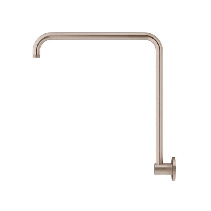 Meir High Rise Shower Arm Champagne Rose Gold