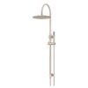 Meir 200/ 300mm Round Gooseneck Shower Set with Slim Hand Shower Champagne Rose Gold