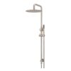 Meir 200/300mm Round Combination Shower Rail with slim Hand Shower Champagne Rose Gold