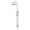 Meir 200/300mm Round Combination Shower Rail with slim Hand Shower Champagne Rose Gold