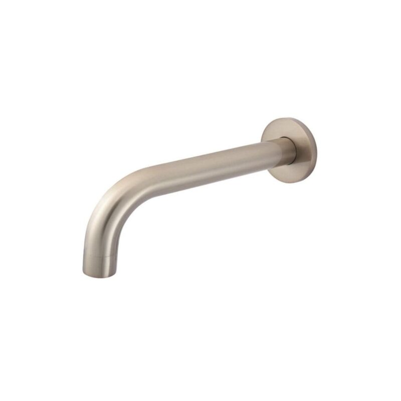 Meir 200mm Universal Basin/ Bath Curved Spout Champagne Rose Gold