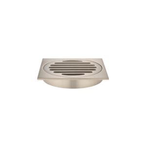 Meir Square Floor Grate Shower Drain 100mm outlet Champagne Rose Gold