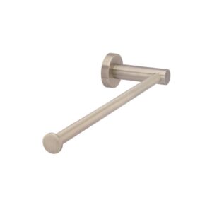 Meir Round Guest Hand Towel Rail Champagne Rose Gold