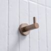 Meir Round Robe Hook Champagne Rose Gold