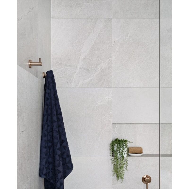 Meir Round Robe Hook Champagne Rose Gold