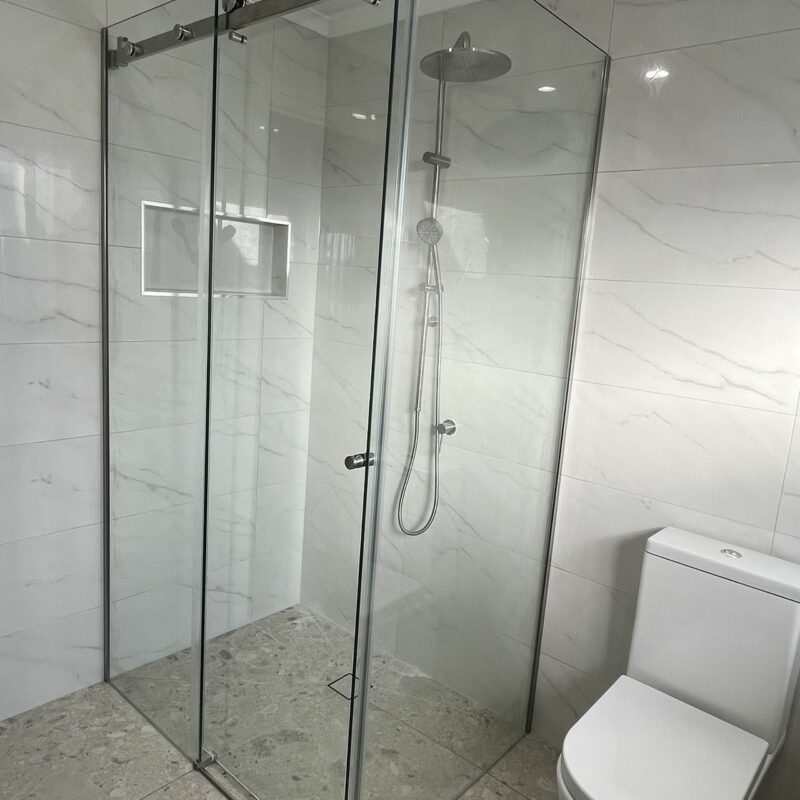 Sliding Door Frameless Front Panel Only Shower Screen