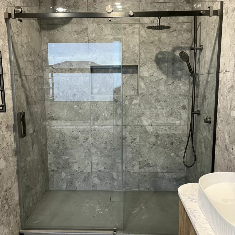 Sliding Door Frameless Front Panel Only Shower Screen