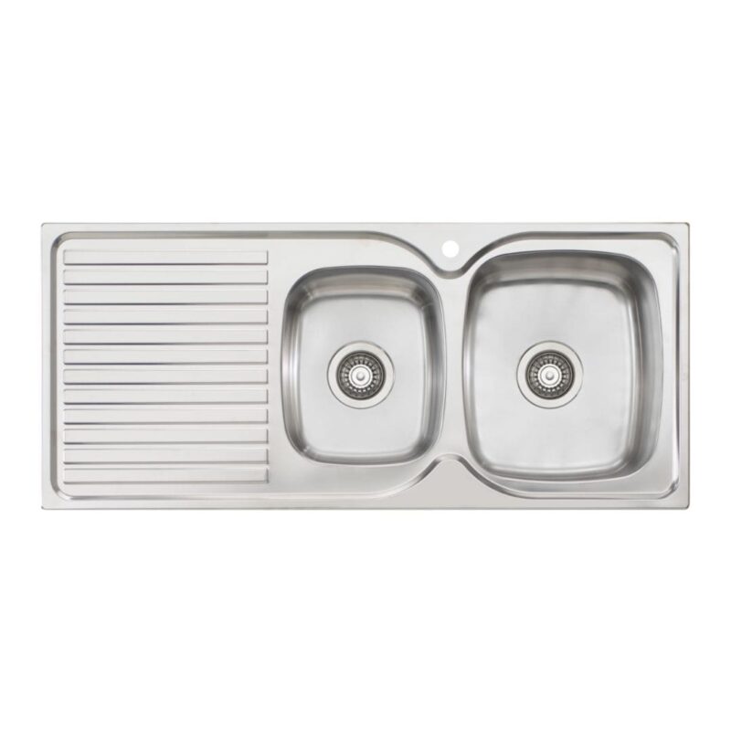 Endeavour 1 & 3/4 Bowl stainless steel 1080 x 480mm Sink With Drainer
