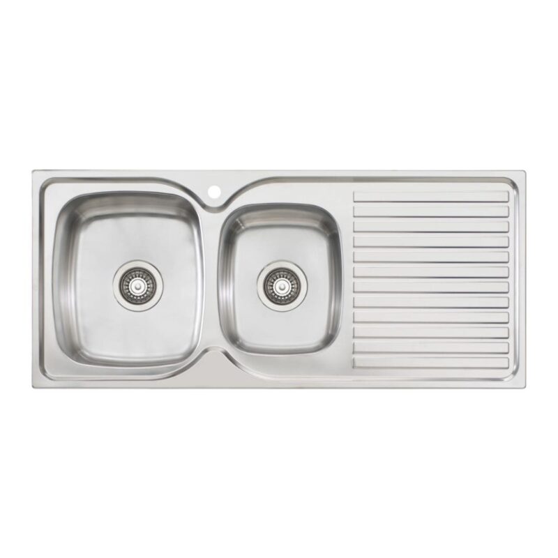 Endeavour 1 & 3/4 Bowl stainless steel 1080 x 480mm Sink With Drainer