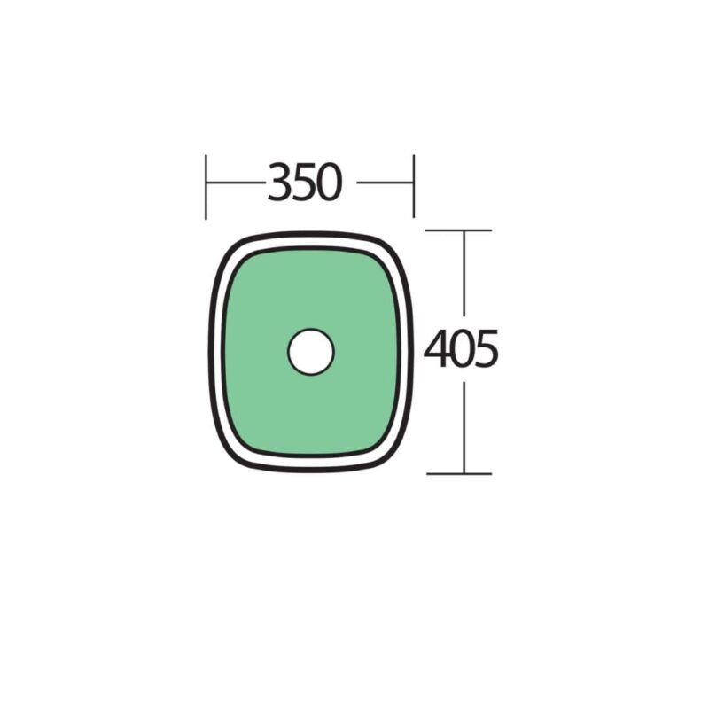 Endeavour 350 x 405mm Standard Bowl stainless steel Undermount Sink