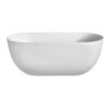 SORRENTO 1600/ 1800 Oval Free Standing Bathtub in Gloss White