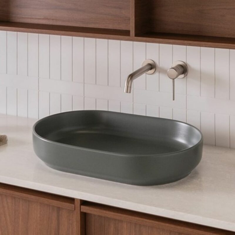Marilyn 550mm wide Matte Forest Counter Top Basin