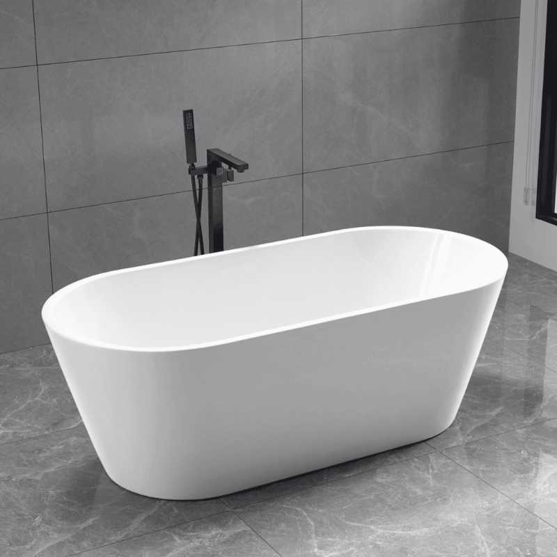 BOSTON 1700 Freestanding Bath Tub Gloss White
