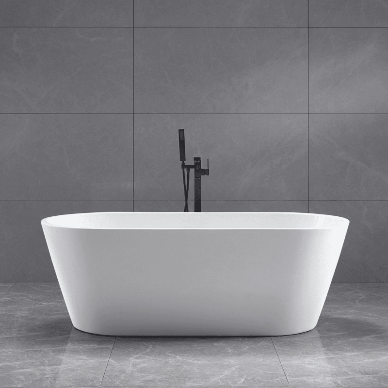 BOSTON 1700 Freestanding Bath Tub Gloss White
