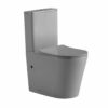 UNIQUE Grey Tornado & Rimless Nano Back to wall Toilet Suite