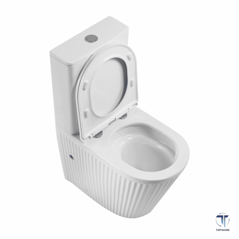 LUXE Fluted Rimless & Tornado Short Projection Toilet Suite