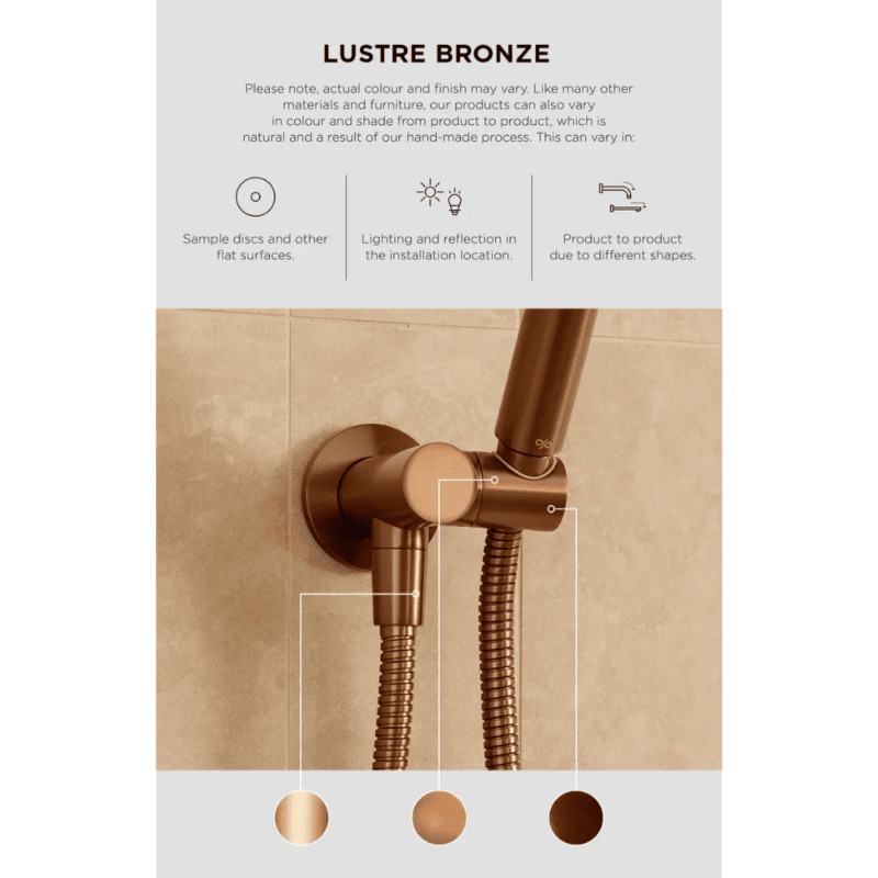 Universal all-in-one Pop Up Waste - Basin & Bath in Lustre Bronze