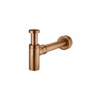 Round Bottle Trap for 32mm basin waste and 40mm outlet in Lustre Bronze